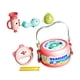 thumbnail image 5 of Juguetes de tambor musicales,Juguetes de tambor musical para el aprendizaje de la educación temprana,Juego de instrumentos musicales de percusión portátil,Juguetes de sonido rosa, 5 of 8