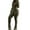 Army Green, variant on Lovzfmll Workout Sets for Women, 2 Piece Zip-Up Jacket and Micro Flared Pants Set with Zipper Pockets, Athletic Outfits Matching Sets Clothing