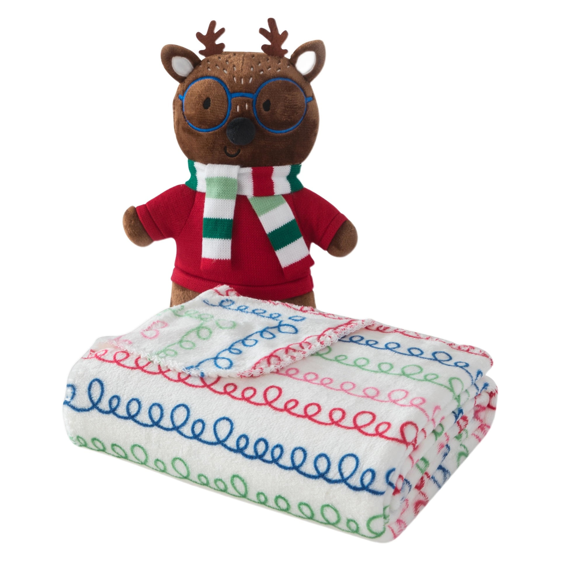 Ensemble de Coussin et Jeté Holiday Time