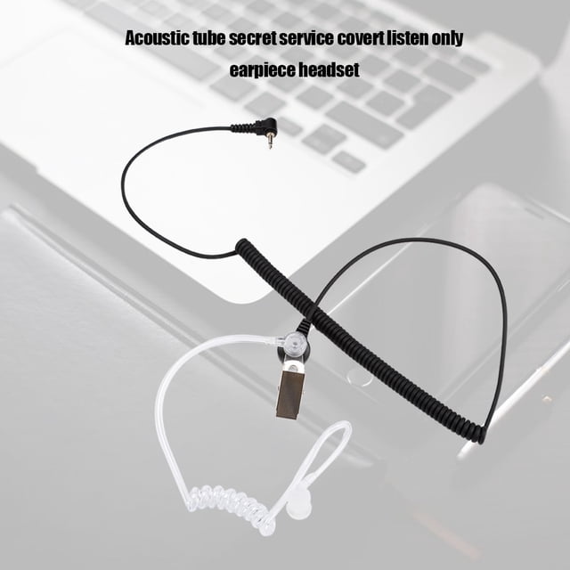 Cable Para Auriculares De Radio, Cable Para Auriculares Con Tubo De Aire ABS De 2,5 Mm Para Radios Con Conector Para Auriculares De 2,5 Mm