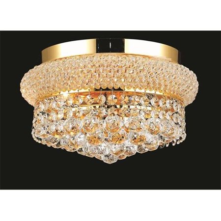 

1800F12G-RC 12 D x 6 in. Primo Collection Flush Mount - Royal Cut Gold