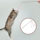 thumbnail image 3 of GOOHOCHY Rama Simulación Gato Teaser Varita con decoración de campana Madera Palillo Cat Toy Interactivo, 3 of 7