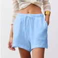 thumbnail image 6 of Women's Super Soft Cotton Sweat Shorts Casual Lounge Athletic Running Terry Shorts, 6 of 7