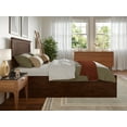 thumbnail image 5 of AFI Nantucket Full Wood Platform Bed with Footboard and Twin Trundle, Walnut, 5 of 14