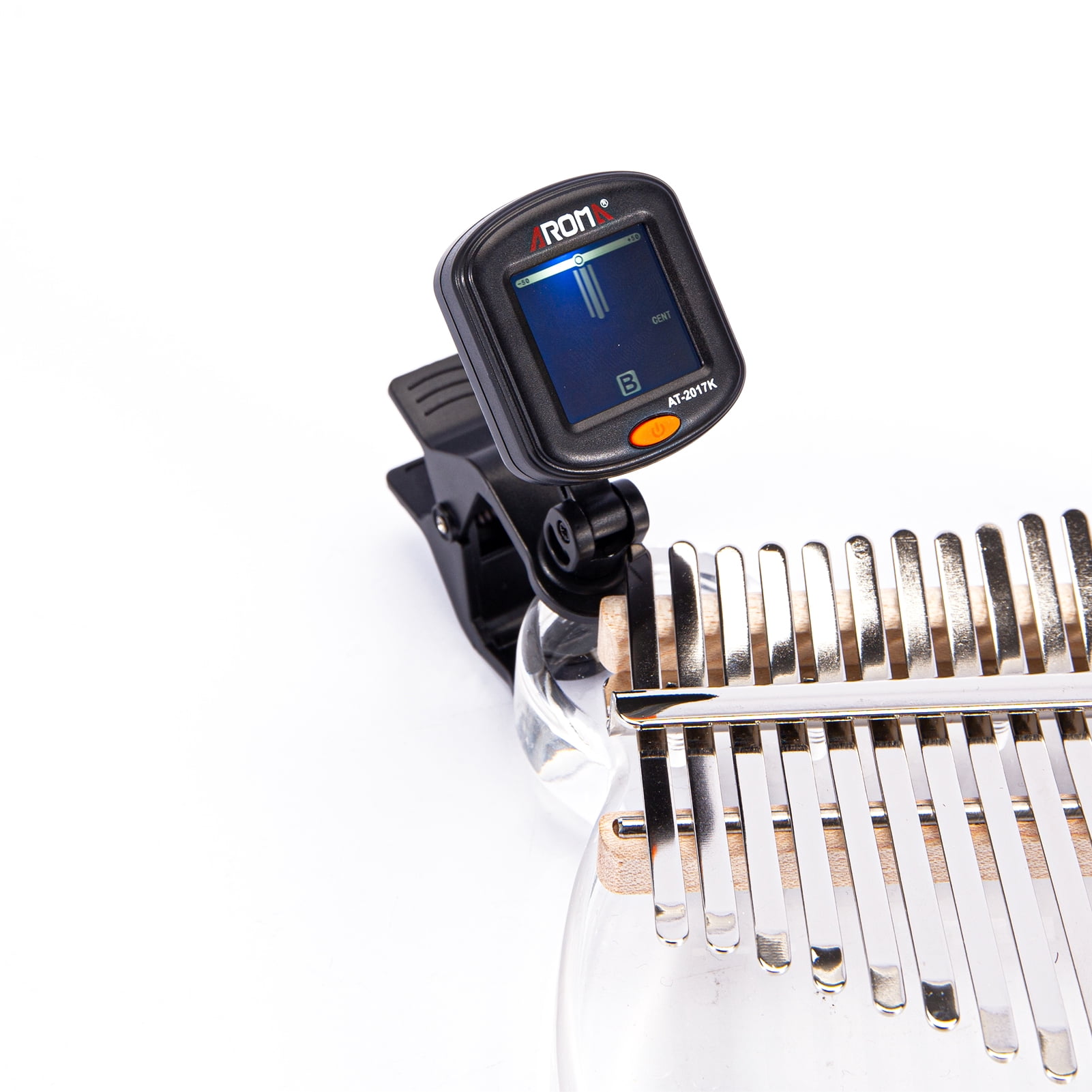 Guitar Tuner Clip On, Professional Clip-On Tuner with Large Clear LCD Display for All Instruments
