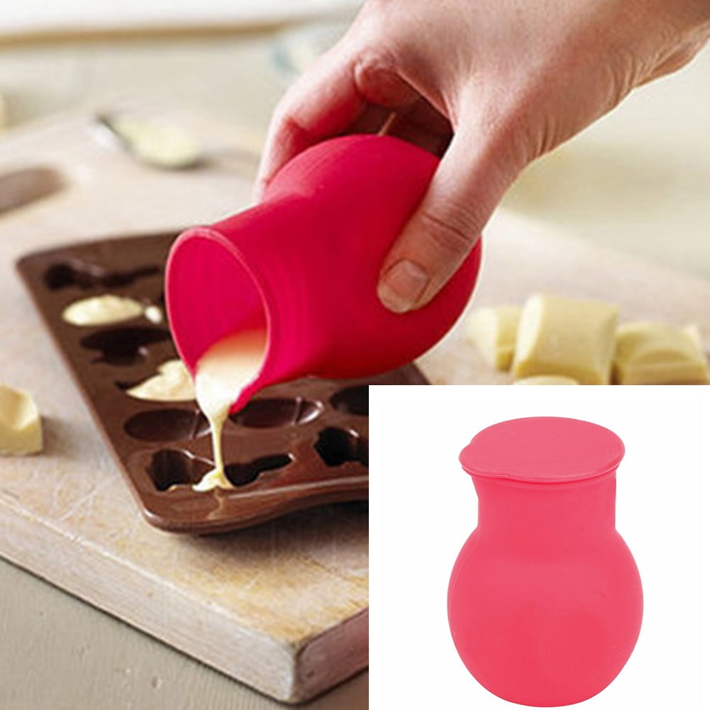 Silicone Chocolate Melting Pot Melt Butter Heat Sauce Microwave Kitchen Tool