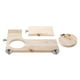 thumbnail image 3 of Trampolín de madera para chinchillas Bling Bling 3 piezas plataforma de soporte en forma de L, 3 of 12