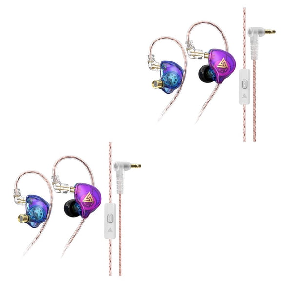 Methold Auriculares AK6 PLUS con cable para teléfono móvil, Cable desmontable dinámico, auriculares portátiles con sonido de música Type4 NO4