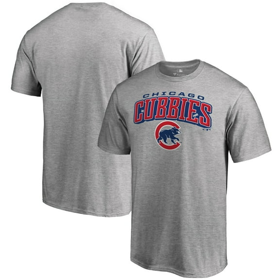 Men's Heather Gray Chicago Cubs Hometown Collection Cubbies T-Shirt