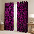 thumbnail image 2 of Manfei Boho Damask Adult Black Out Curtains, Retro Western Flower Print Curtains Pack of 2 (42x63 Each), Mandala Bohemian Style Bedroom Curtains, Curtains and Drapes Bedroom Decor, 2 of 6