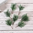 thumbnail image 5 of 10pcs Artificial Pine Branches Fir Branches Fake Fir Branches Beautify Garden Decor7*5CM, 5 of 5