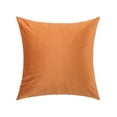 thumbnail image 1 of Granjero Gordo Funda de almohada decorativa de 18 x 18 pulgadas, funda de cojín para sofá de estilo rústico, funda de almohada moderna para sala de estar, color naranja, 1 of 4