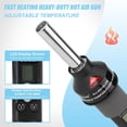 thumbnail image 3 of Heat Gun for Shrink Tubing, 110V 200W LCD Heating Soldering Hot Air Gun, 3 of 6