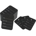 thumbnail image 6 of 100pcs/lot 3.5x5cm Price Tags Kraft Paper Lables for DIY Jewelry Retail Price Tags Handmade Clothes Size Tags Store Hang Lables black color 100pcs, 6 of 6