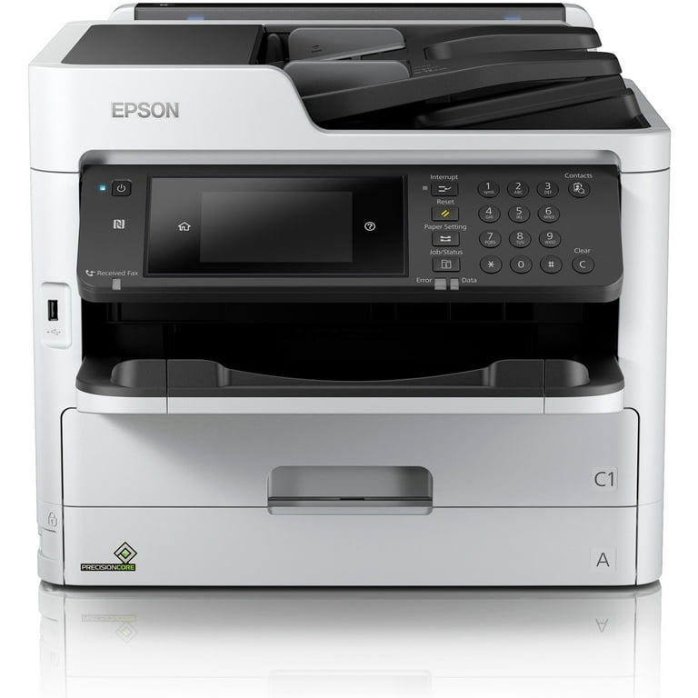 Epson WorkForce Pro WF-C5710 Inkjet Multifunction Printer-Color-Copier/Fax/Scanner-4800x1200 Print-Automatic Duplex Print-45000 Pages-330 sheets dpi Scan-Color Fax-Wireless LAN-Apple AirPrint - Walmart.com