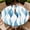 Blue Wave, variant on ARTSLION Round Outdoor Tablecloth For Up To 36in With Umbrella Hole & Zipper Waterproof Elastic Edge Fitted Table Cover Big Sunflower For Patio Picnic Party, Explorer Theme