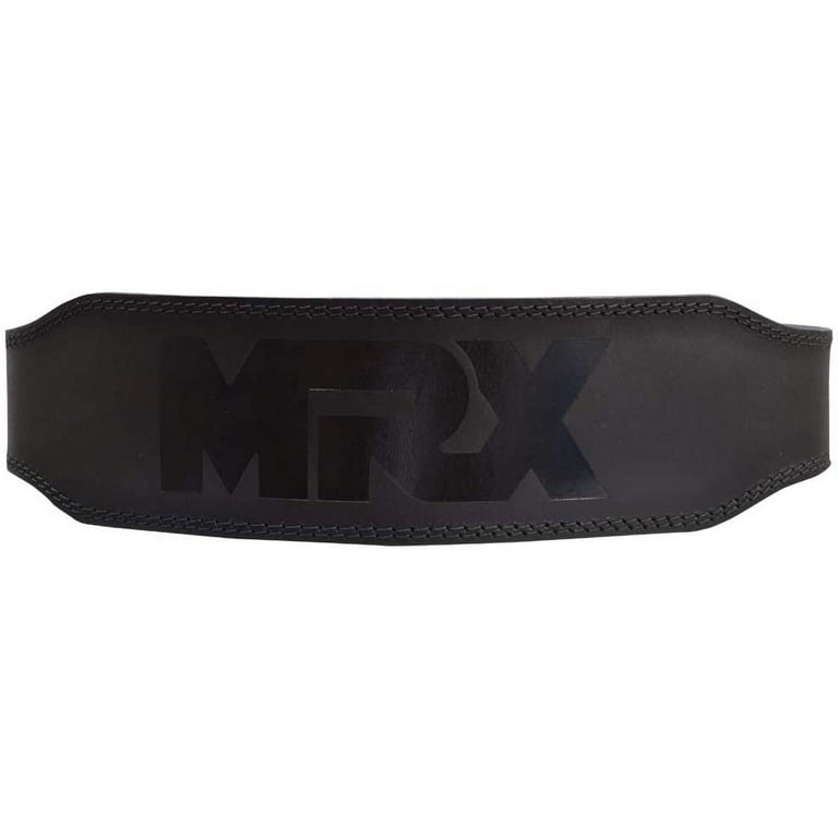 MRX XXL Weight Lifting Belt, Genuine Leather, 4 Inches Wide, Power