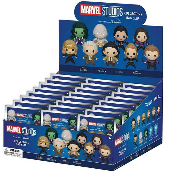 3D Figural Keyring Marvel Studios Characters Series 1 Mystery Box (24 Packs)