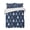 Navy blue, variant on Quilts Twin Size Bedding Set, Christmas Trees Lightweight Quilted Comforter, Xmas Trees Polka Dots Plaid Blue Black Soft Reversible Bedspread Coverlet with Pillow Covers for All Season, 68" x 86"