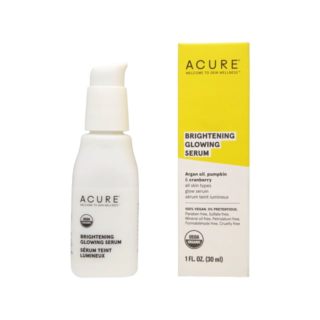 ACURE. Brightening Glowing Serum, formula concentrada para una piel radiante. ACURE EB1014