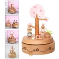 thumbnail image 4 of Miangastore Chic Easter Gift Light Brown Plastic Music Box for Decor with Exquisite Details 1 Pc, 4 of 8