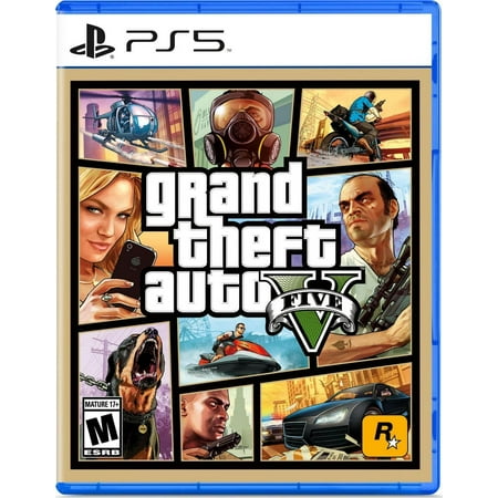 Grand Theft Auto V PlayStation 5 Video Game DVD