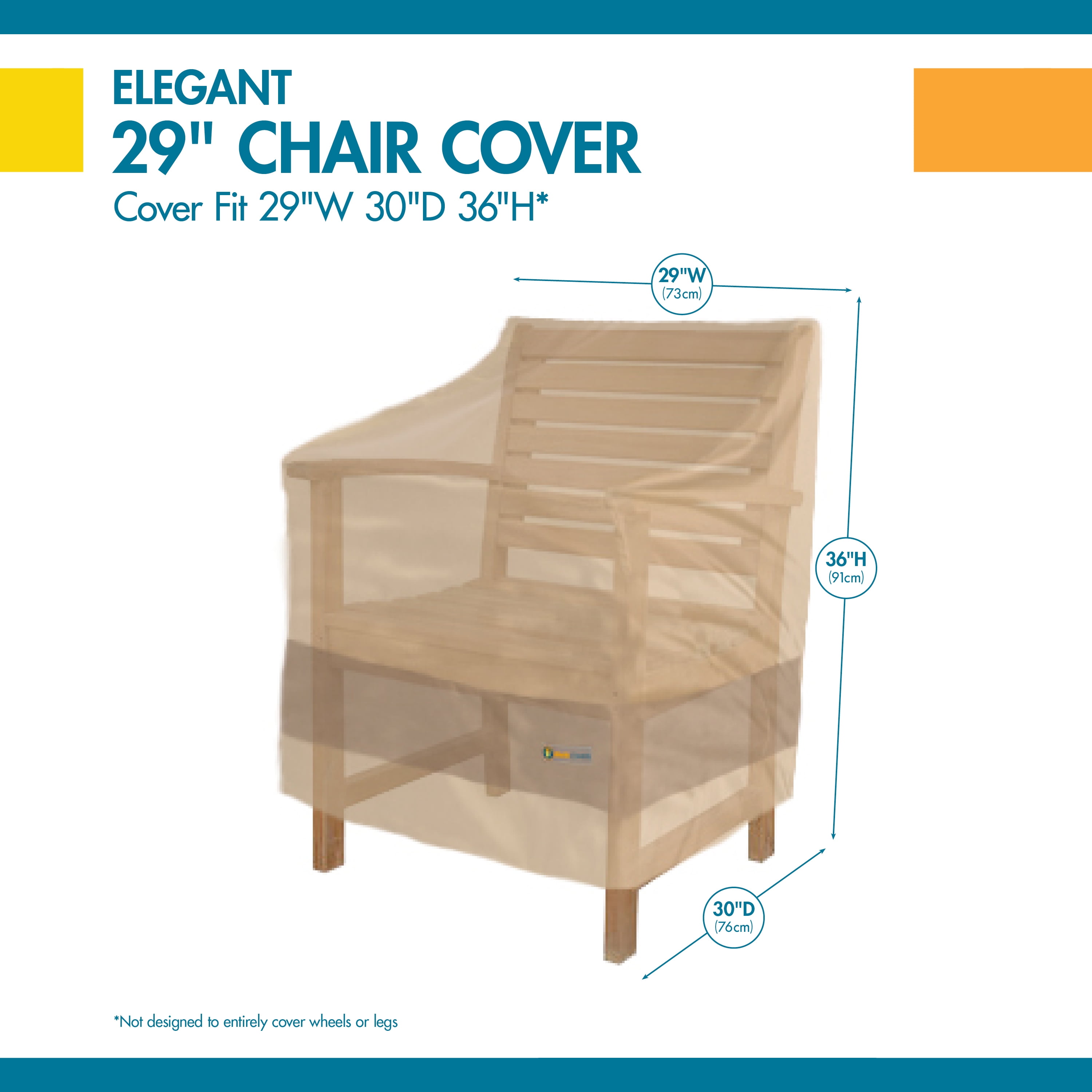 DUCKCOVERS® Elegant Waterproof Outdoor Chair Cover