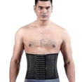 thumbnail image 1 of Men Waist Trainer Tummy Control Body Shaper Hook-and-eye Belt Belly Fat Burner Slim Corset Shapewear, 1 of 1