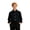 E348 Black, variant on Curuila Kids Toddler Boys Shirt Long Sleeve Solid Color Lapel Button Down Shirts For Boys Loose Fit Casual Tops Black Size 11-12 Years