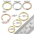 thumbnail image 2 of 9K Gold 8mm Segment Hoop Nose Ring, 2 of 2