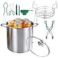 thumbnail image 1 of KILOGORGE 21.5QT Stainless Steel canning pot with rack and lid & canning kit set,water bath canner for canning Beginners,7 pcs Canning Supplies Kit,C, 1 of 8