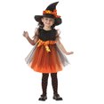 thumbnail image 4 of Halloween 3-13T Children Girls Vampire Witch Bat Cosplay Dress Carnival Party Toddler Kids Halloween Costume Dress Up, 4 of 11