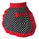 thumbnail image 2 of Half Apron Cotton Half Length Apron Little Dot Decor for Women Gilrs Ladies (Red), 2 of 3