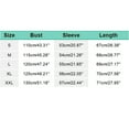 thumbnail image 3 of Blouses for Women Dressy Casual Plus Size Fall Comfy Hooded Long Sleeve Puff Cold Shoulder Hoody Stripe Leisure Cotton Hoodies Sweatshirts(Blue,XL), 3 of 6