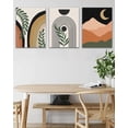 thumbnail image 5 of Boho Wall Art Mid Century Modern Decor 𝗙𝗿𝗮𝗺𝗲𝗱 Botanical Boho Wall Decor Minimalist Bohemian Bedroom Decor Canvas Prints Ready To Hang for Bedroom Living Room,12"x16"x3pcs(FRAMED), 5 of 6