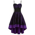 thumbnail image 2 of Women'S Prom Dresses Vintage High Grade Cami Bandage Lace Up High Low Party Gowns, 2 of 5