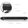 thumbnail image 4 of Pyle 19-Outlet 1U Rackmount PDU Power Distribution Unit - 15 Amp Surge Protector - USB Charging Port - Ground Lift - Circuit Breaker - 15FT Cord - 3, 4 of 5