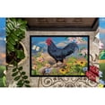 thumbnail image 3 of Carolines Treasures PRS4060MAT Black Rooster Door Mat Indoor Rug or Outdoor Welcome Mat 18x27 Doormat  27"L x 18"W, 3 of 3