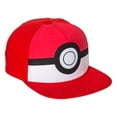 thumbnail image 1 of Pokemon Pokeball Red Adjustable Kids Snapback Hat Cap, 1 of 2