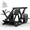 S6-Black, variant on Mikolo Linear Row Machine, Back Workout Machine for Home Gym, Plate-Loaded Back Machine with Linear Bearing, Back Row Machine LAT Training Equipment SR06 Ultra