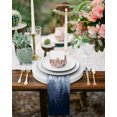 thumbnail image 4 of Boanket Blue Forest, Cloth Napkins Set of 8, Holiday Napkins for Baby Shower, Modern Abstract Gradient Aesthetics Colored Washable Reusable Dinner Napkins for Cocktail Wedding Party, 20 x 20 Inch, 4 of 7