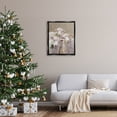 thumbnail image 2 of Stupell Industries Winter Sheep Trio Farm Animals Holiday Painting Black Floater Framed Art Print Wall Art, 2 of 6