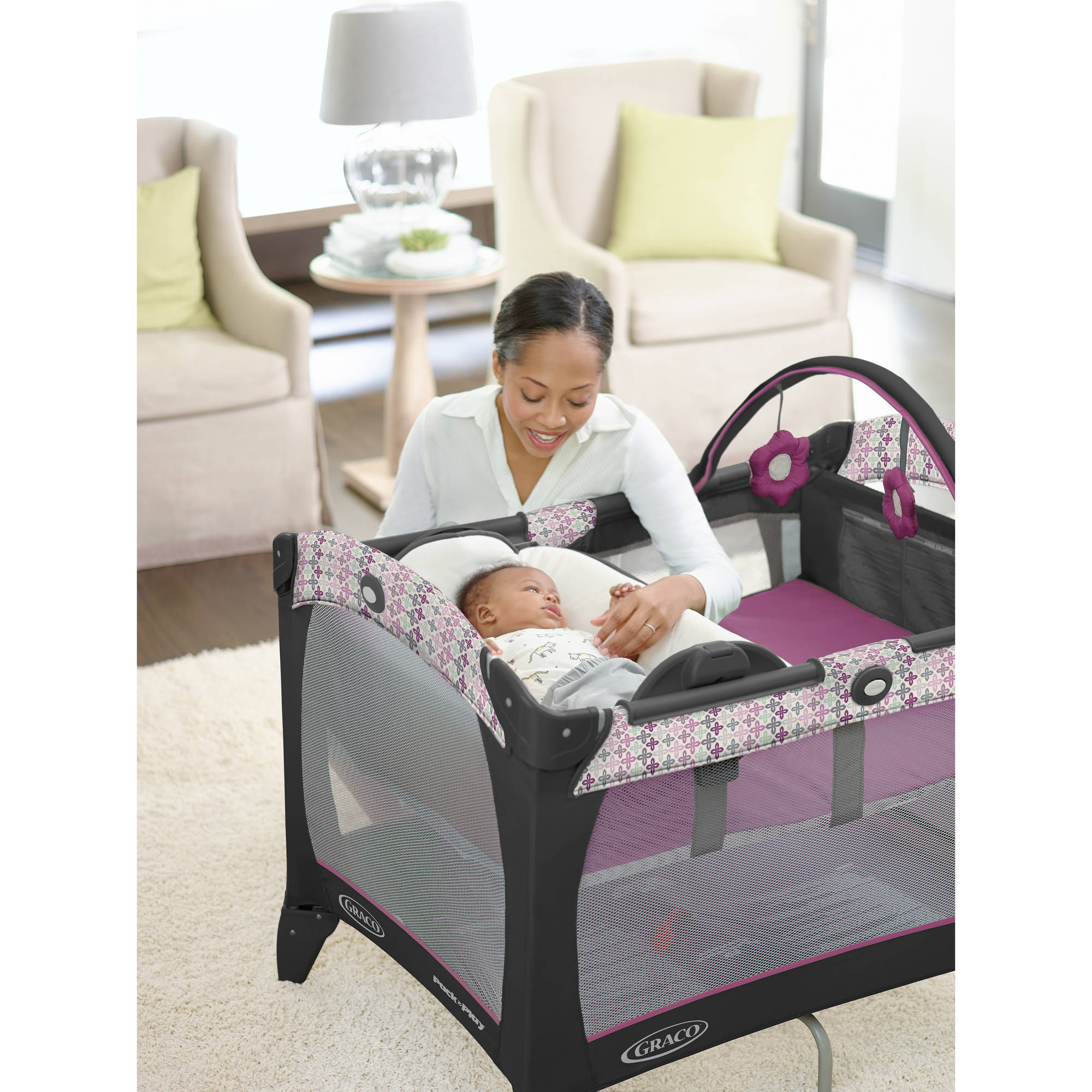 Graco Pack N Play Playard W Reversible Napper Changer Nyssa