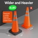 thumbnail image 4 of Conos de seguridad vial BATTIFE, 1 paquete de 70 cm con cuello reflectante, 4 of 9