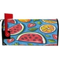 thumbnail image 2 of Watermelon Strawberry and Orange Magnetic Mailbox Cover MailWraps Garden Yard Home Decor for Outside Standard Size-18"x 20.8"\u2026, 2 of 5