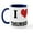 White/Navy Inside, variant on CafePress - I Love Thursday Mug - 11 oz Ceramic Mug - Novelty Coffee Tea Cup