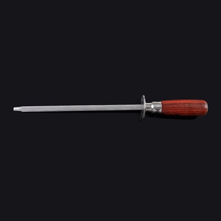 YOSADIER 1Pcs Grip Sharpening Tool Carbon Steel Wood Material Kitchen Utensil Home Use
