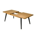 thumbnail image 4 of Better Homes & Gardens Nola Extendable Dining Table, Light Honey  Wood Finish, 4 of 7
