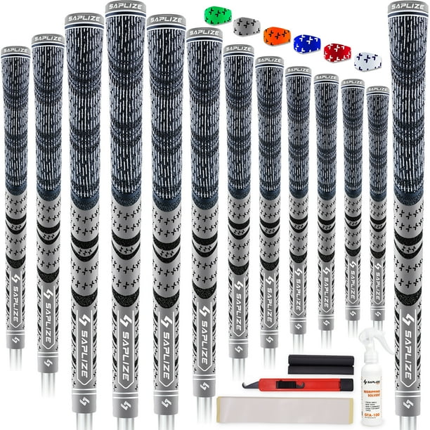 SAPLIZE Multi Compound Golf Grips, 13 Piece with Complete Regripping