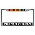 thumbnail image 2 of Vietnam Veteran Chrome License Plate Frame, 2 of 2